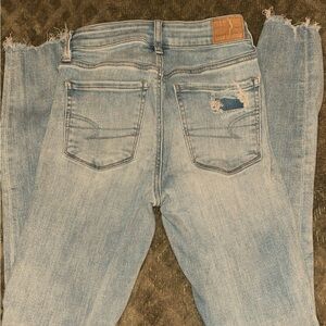 American Eagle Outfitters Light Blue Skinny Jeans